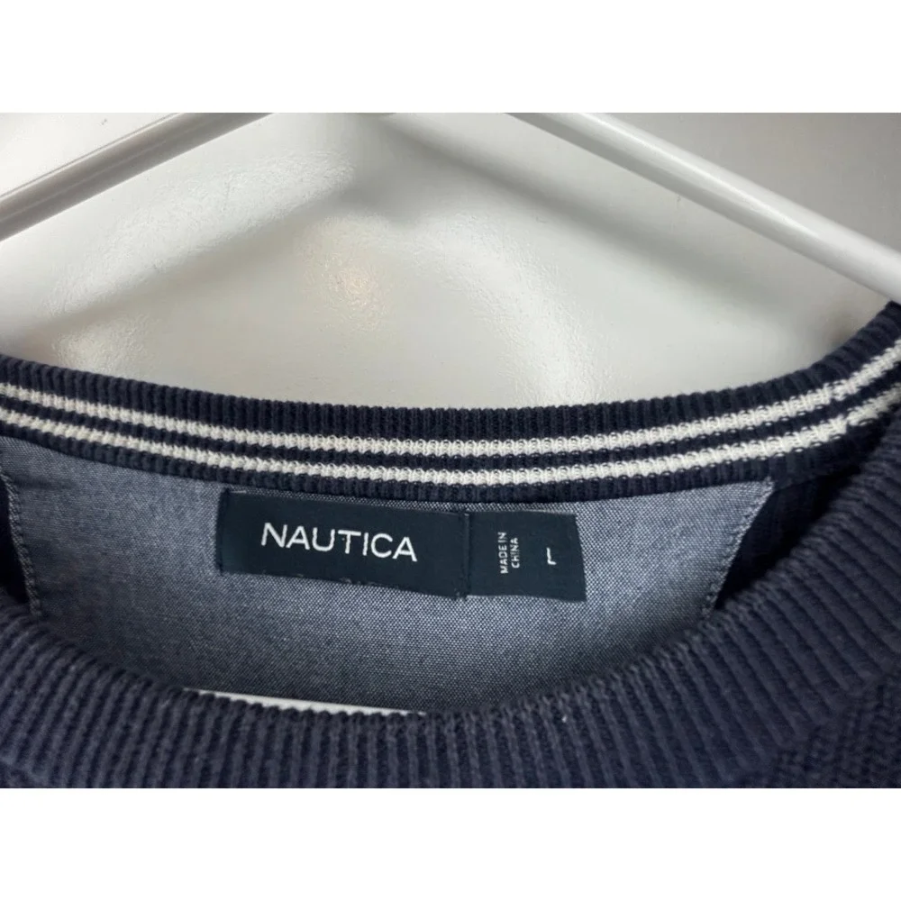Vintage 90's‎ Nautica Striped Crewneck Sweater
